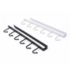 Kitchen ironwork seamless and nail-free hook multi-row cabinet storage hanging rack, six-row hook wardrobe six-row hook organizing rack details Picture